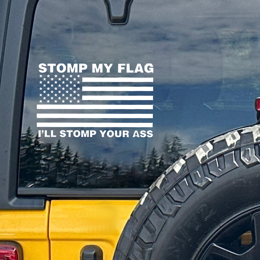 White Flag Veteran Sticker