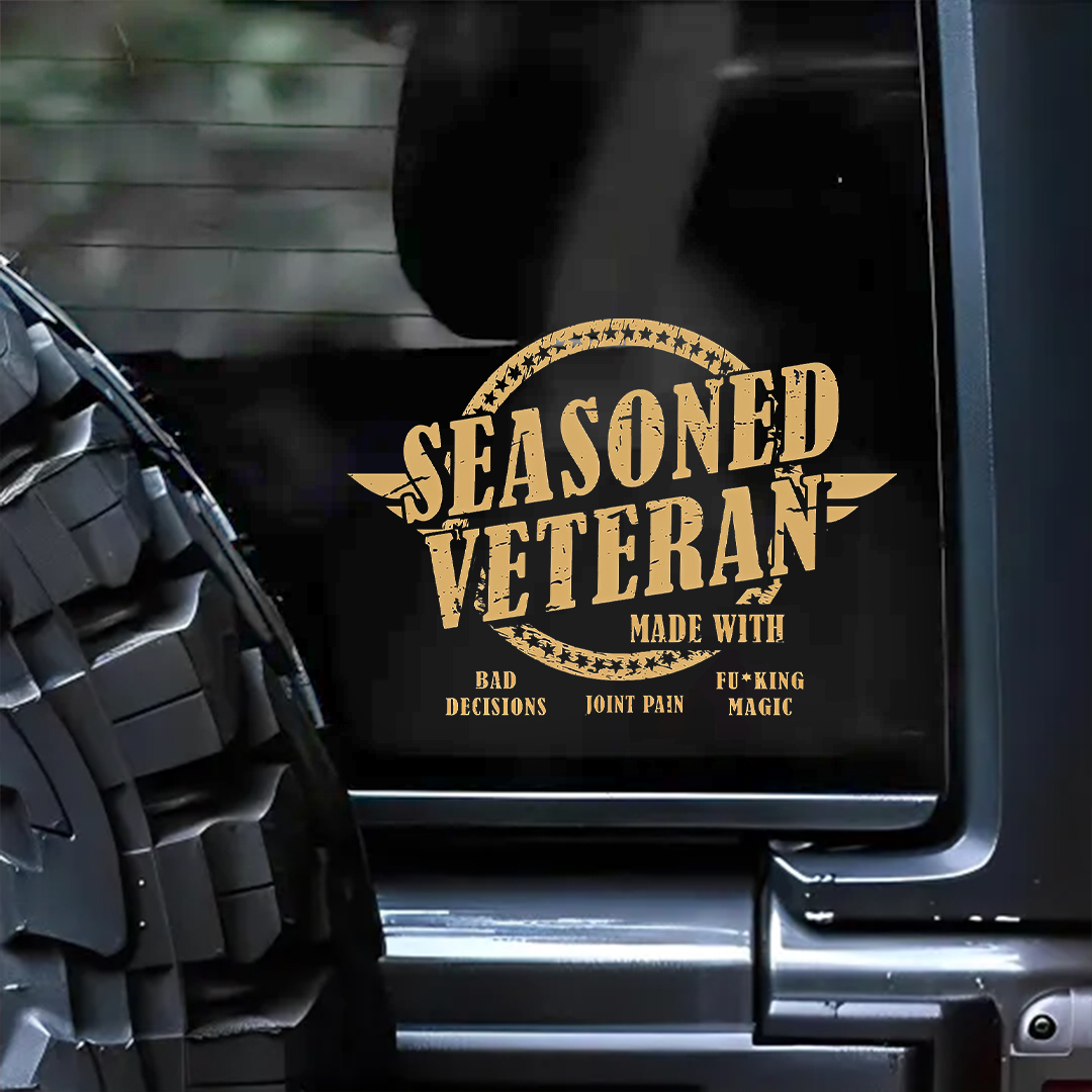 Seasoned Veteran Sticker