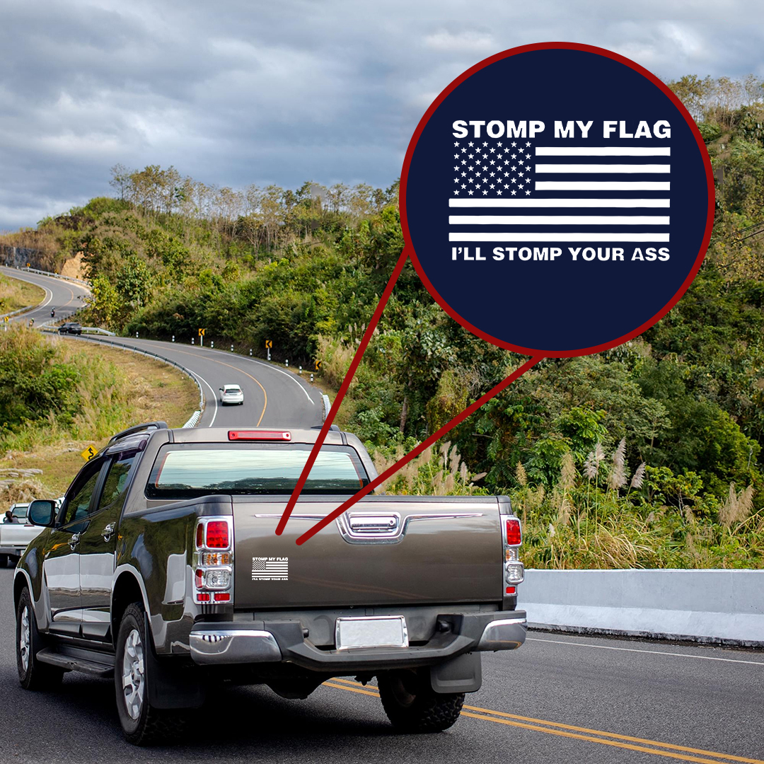 White Flag Veteran Sticker