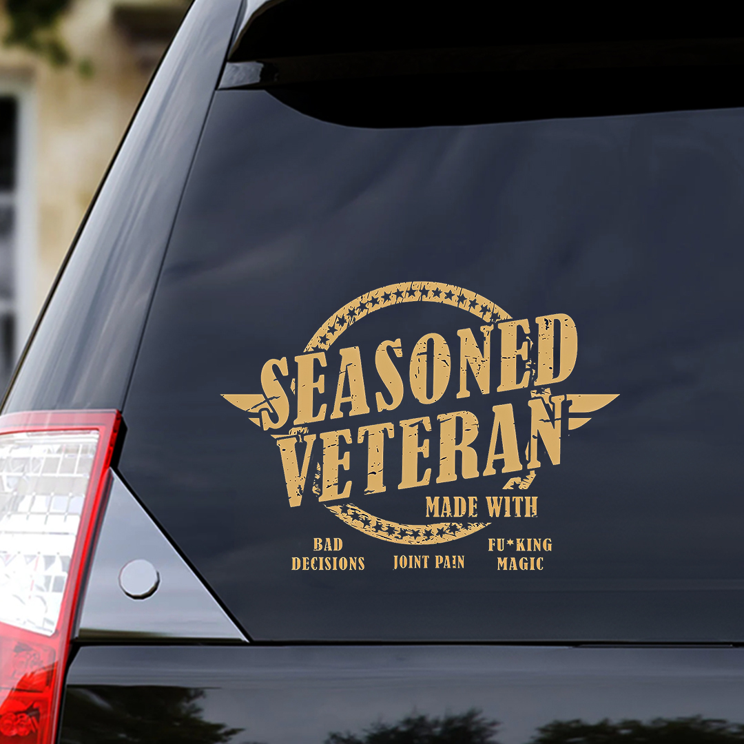 Seasoned Veteran Sticker