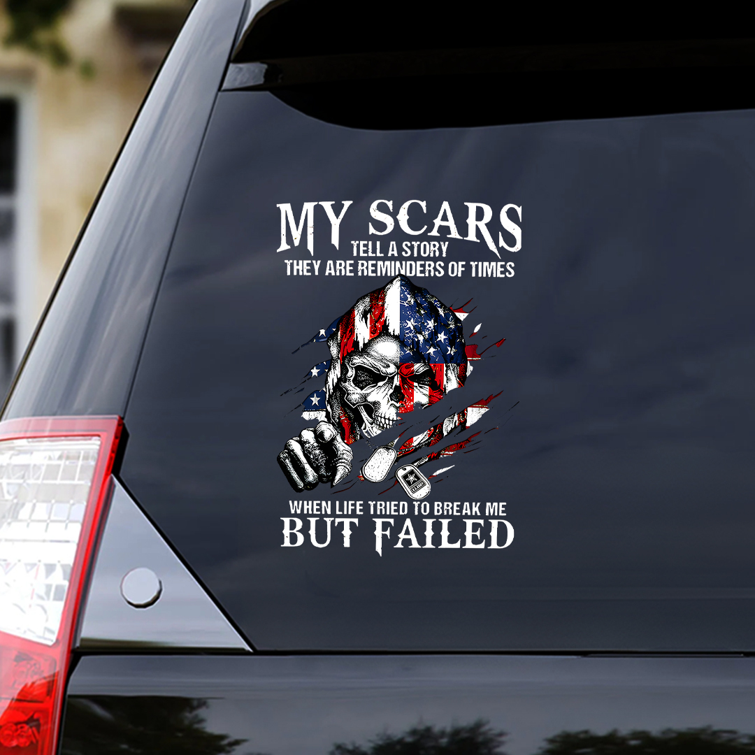 My Scars Veteran Sticker