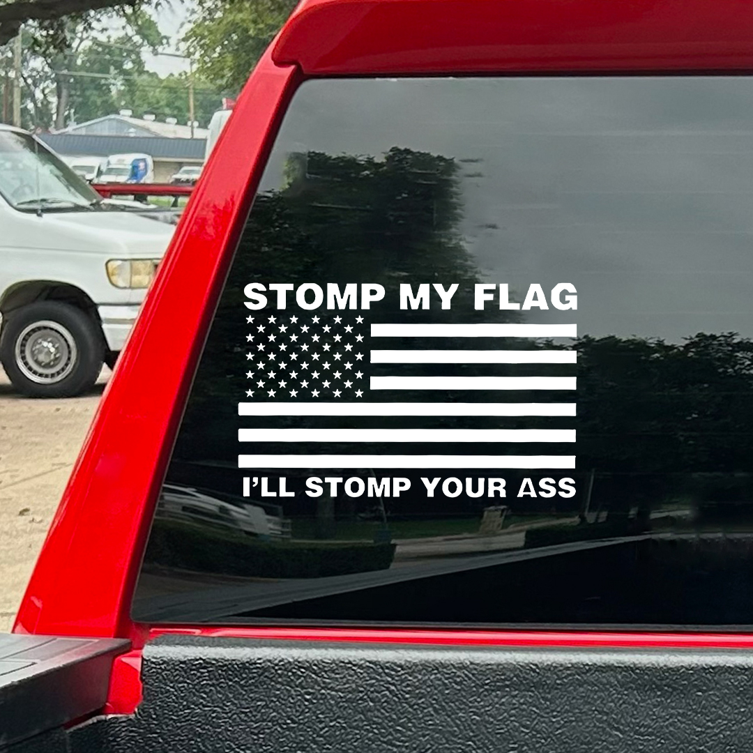 White Flag Veteran Sticker