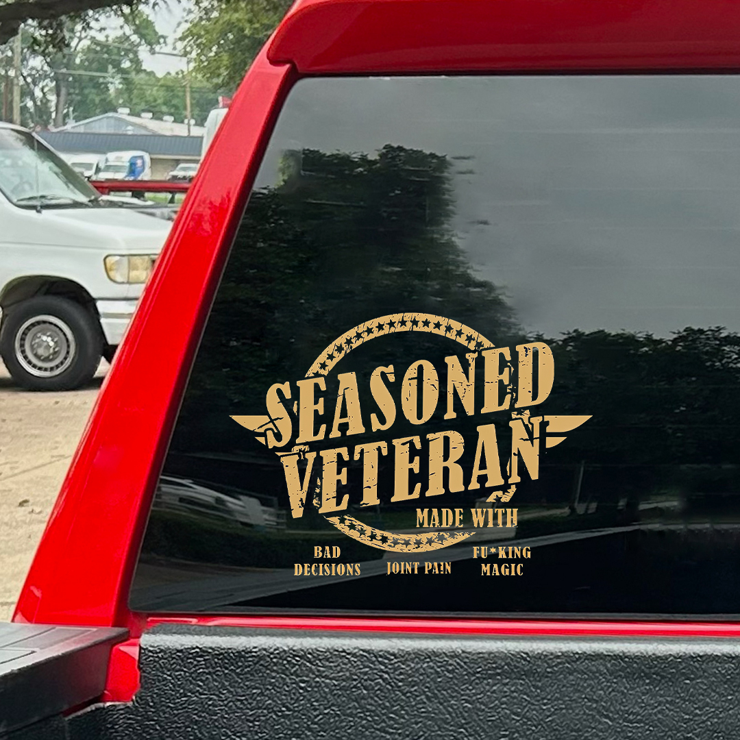 Seasoned Veteran Sticker