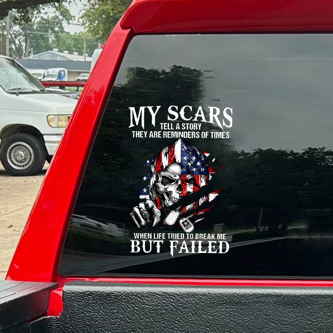 My Scars Veteran Sticker