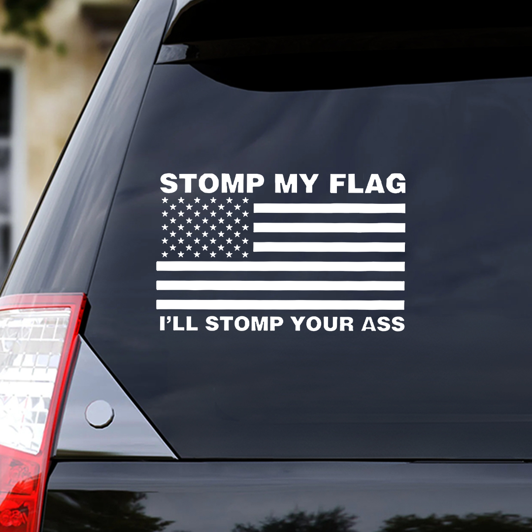 White Flag Veteran Sticker