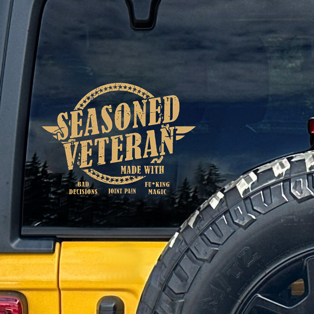 Seasoned Veteran Sticker