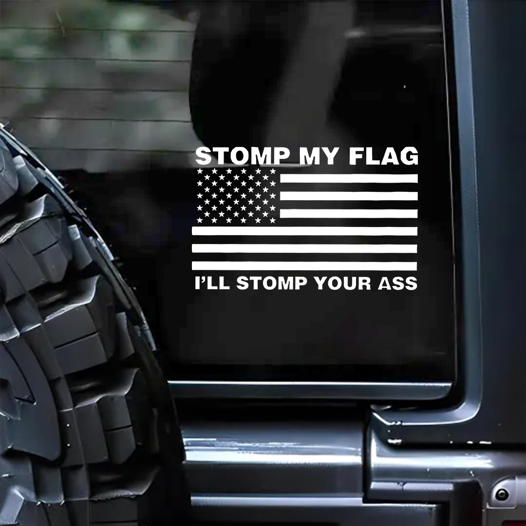 White Flag Veteran Sticker