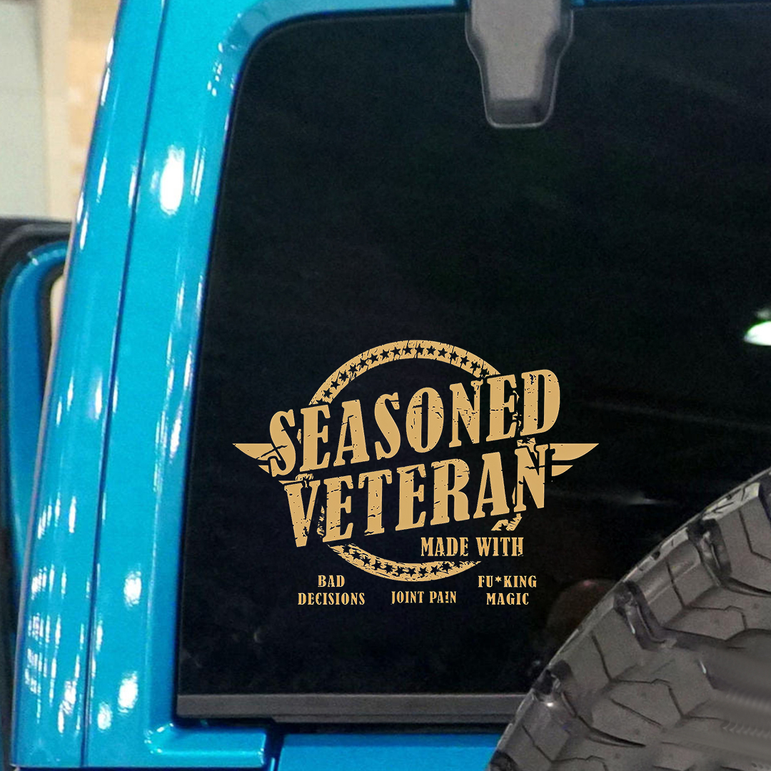Seasoned Veteran Sticker