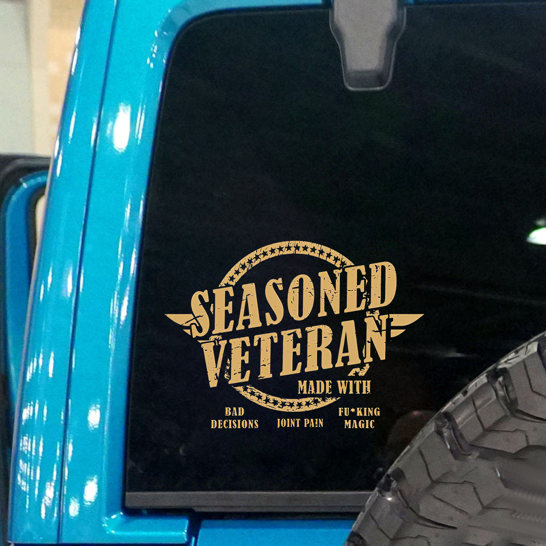 Seasoned Veteran Sticker