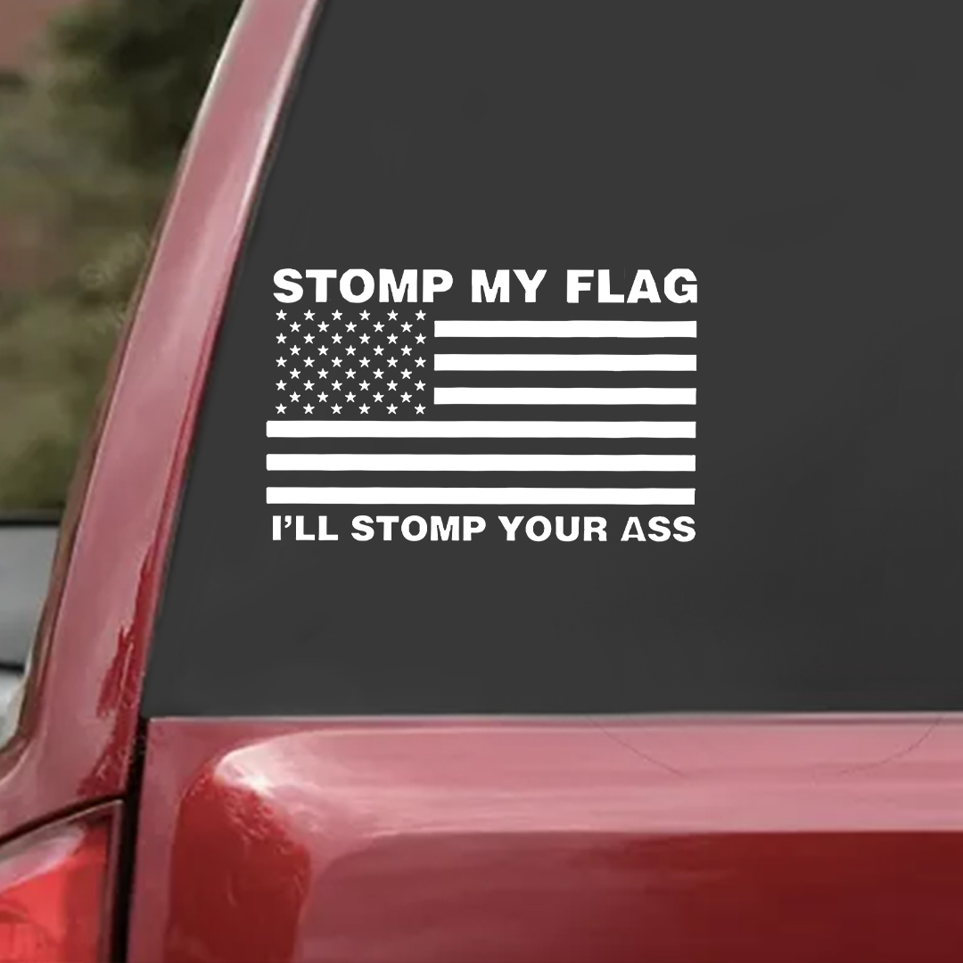 White Flag Veteran Sticker