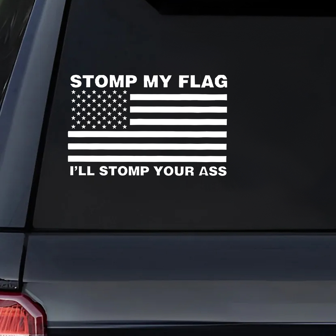 White Flag Veteran Sticker