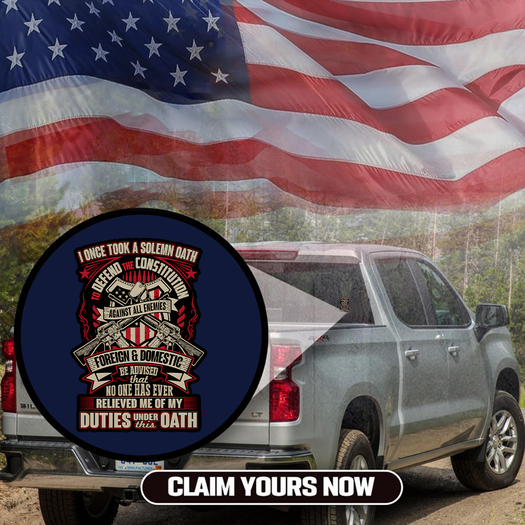 I Once Took A Solemn Oath- Veteran Decal, Remembrance Day Sticker