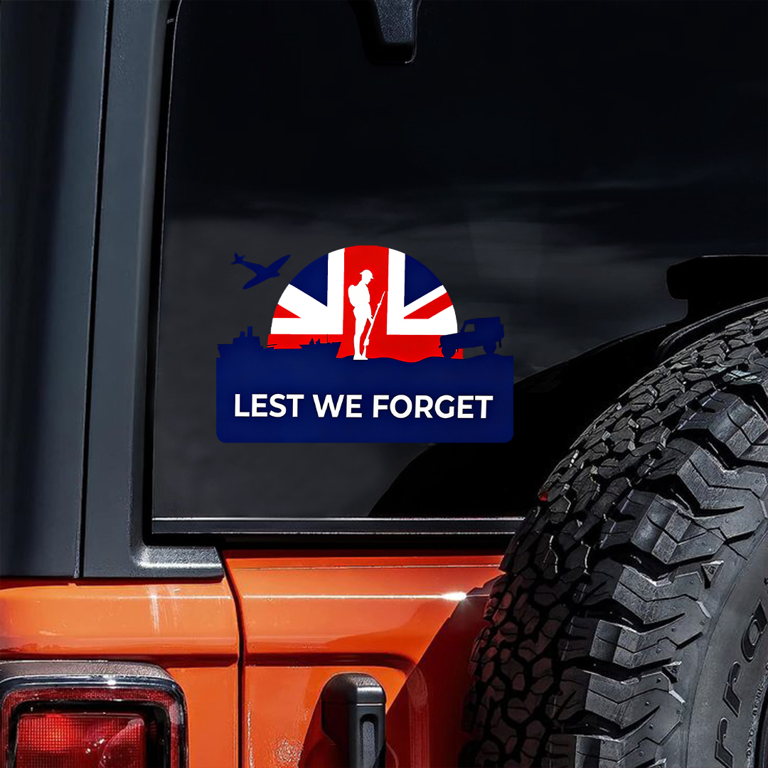 Lest We Forget Sticker