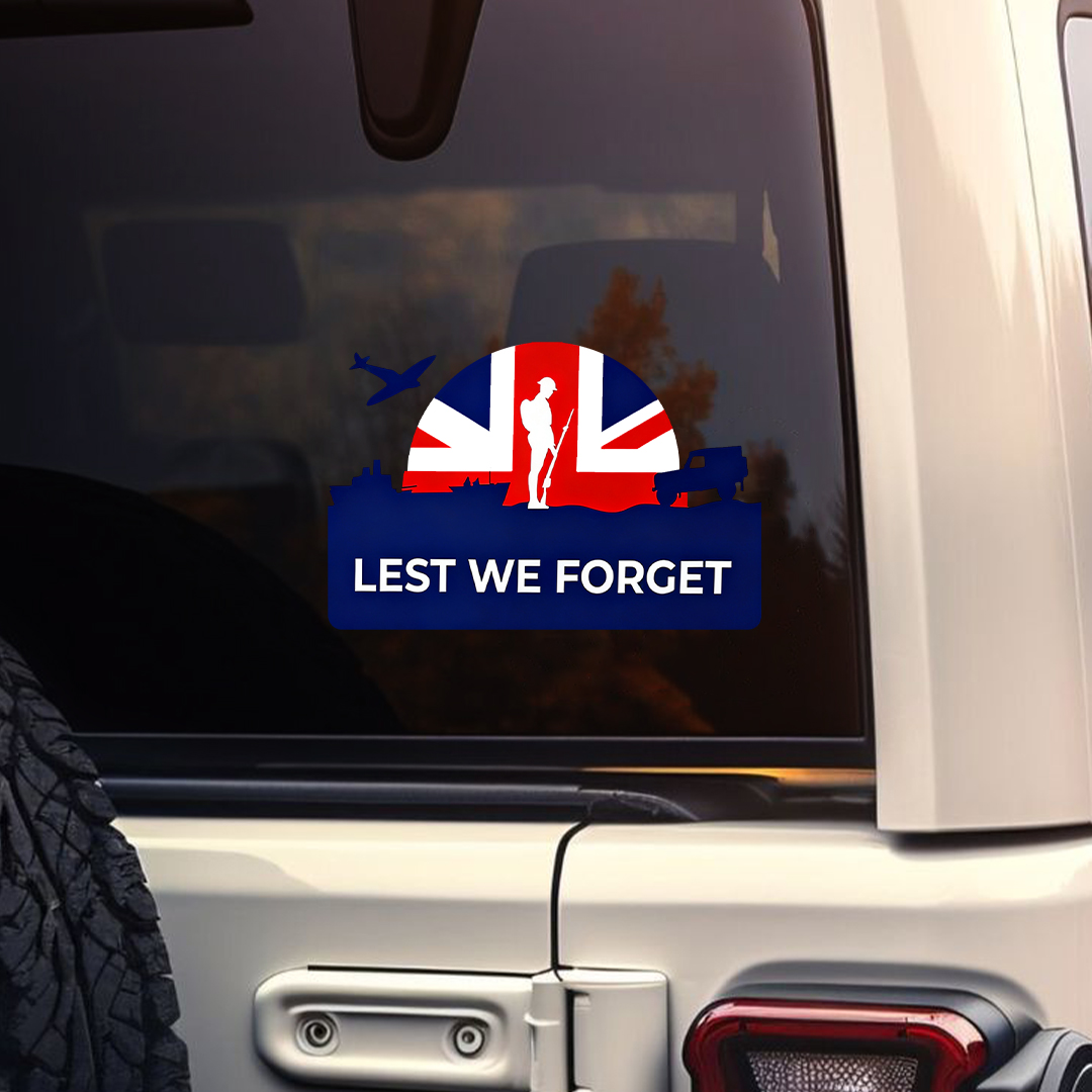 Lest We Forget Sticker
