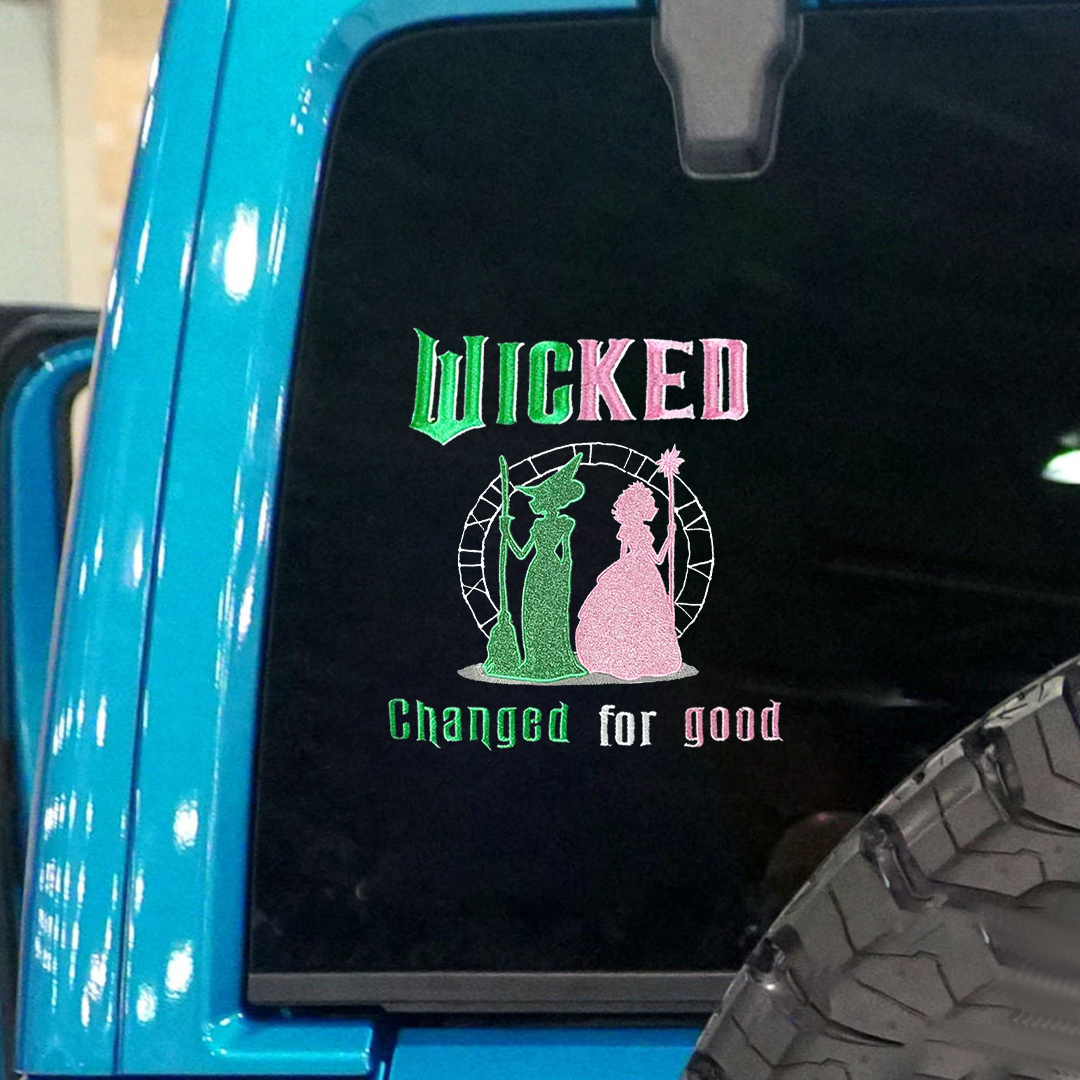 Wicked Changed For Good Double Witches Sticker