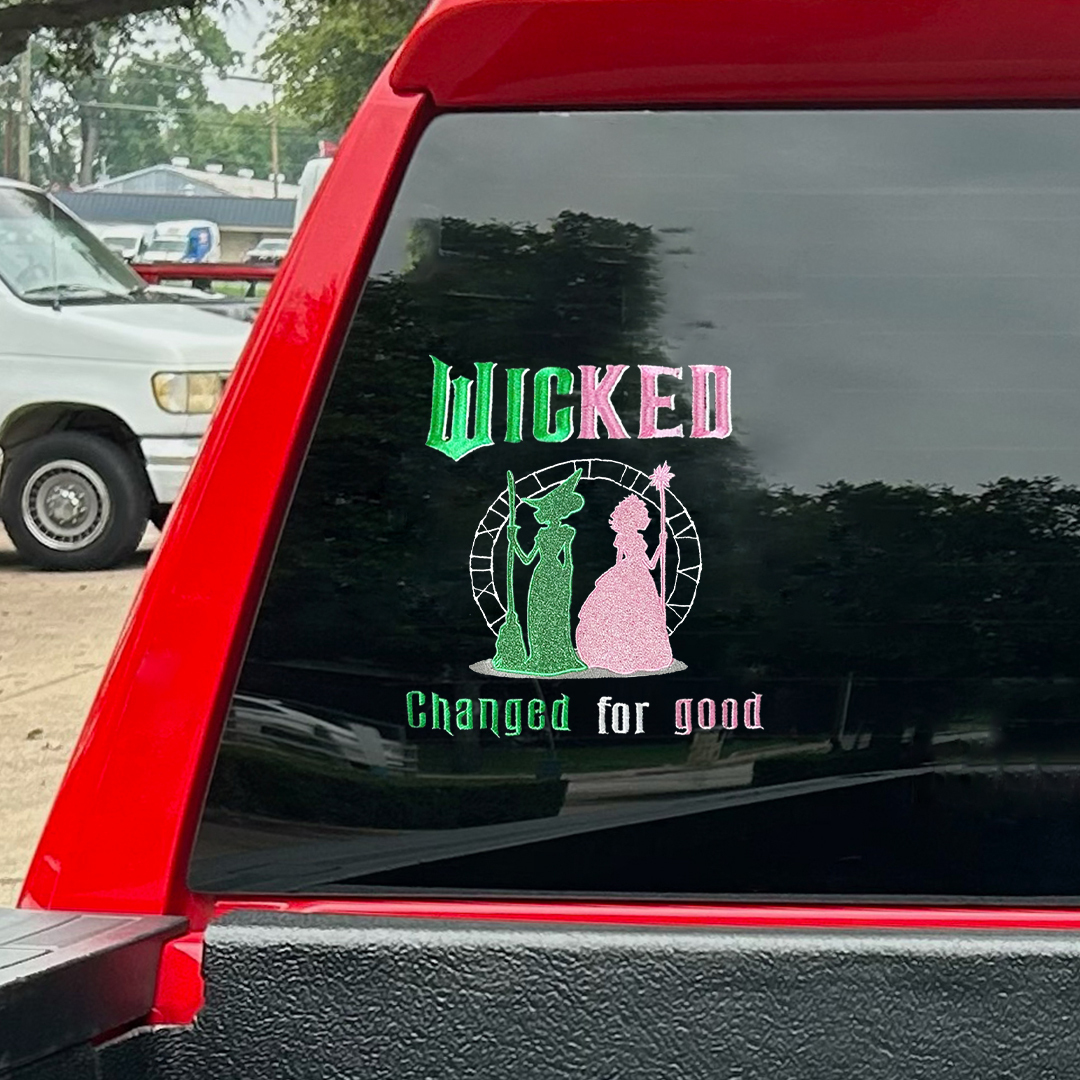 Wicked Changed For Good Double Witches Sticker
