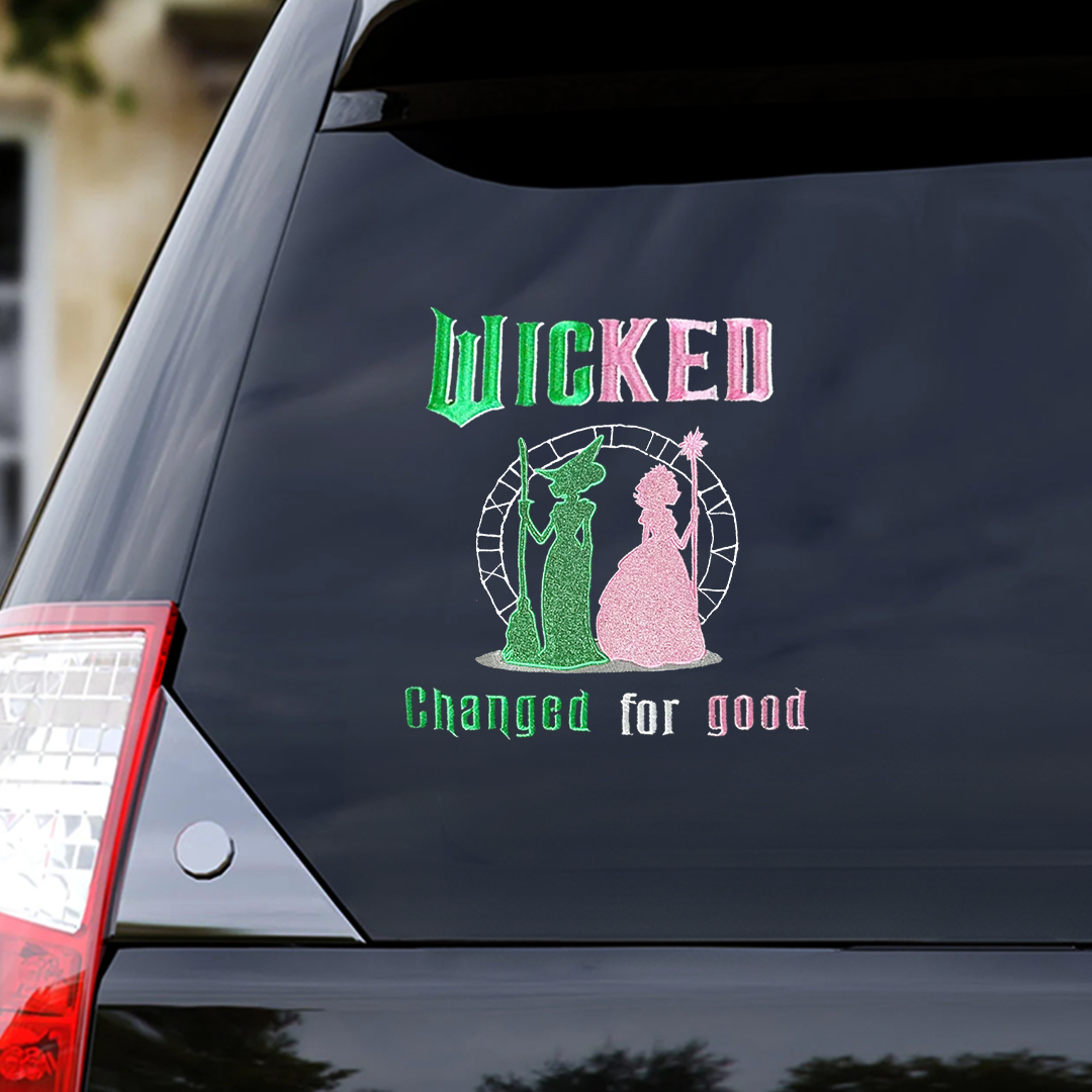Wicked Changed For Good Double Witches Sticker