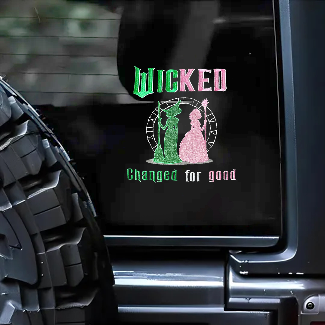 Wicked Changed For Good Double Witches Sticker