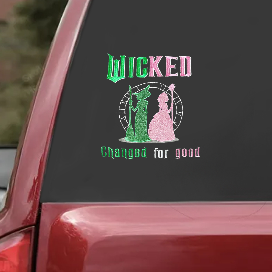 Wicked Changed For Good Double Witches Sticker