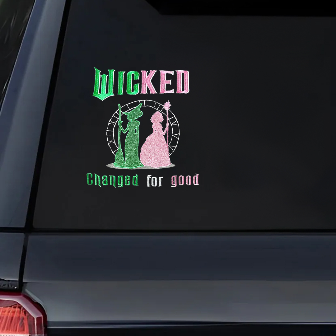 Wicked Changed For Good Double Witches Sticker