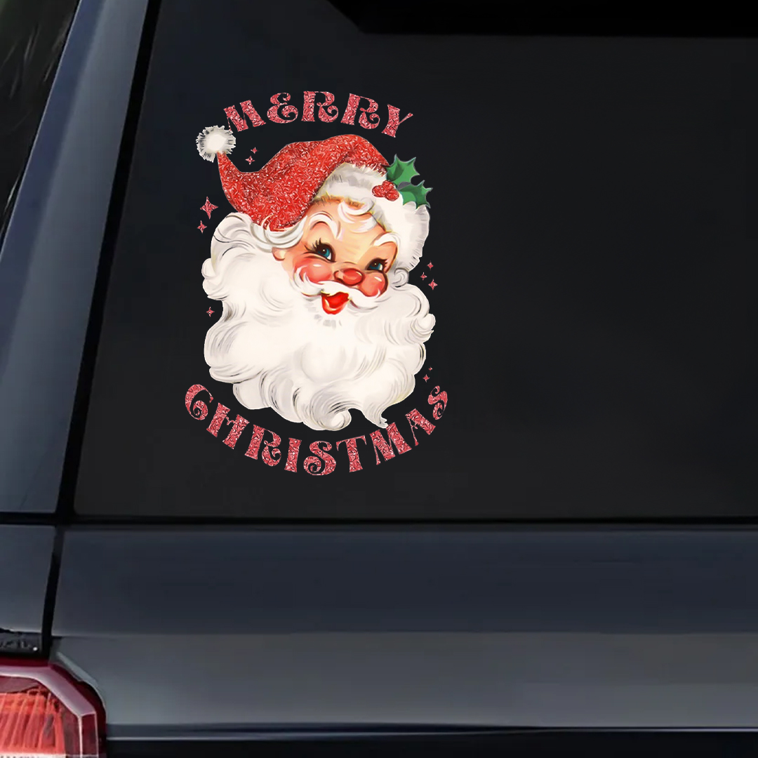 Merry Christmas Santa Clause Sticker
