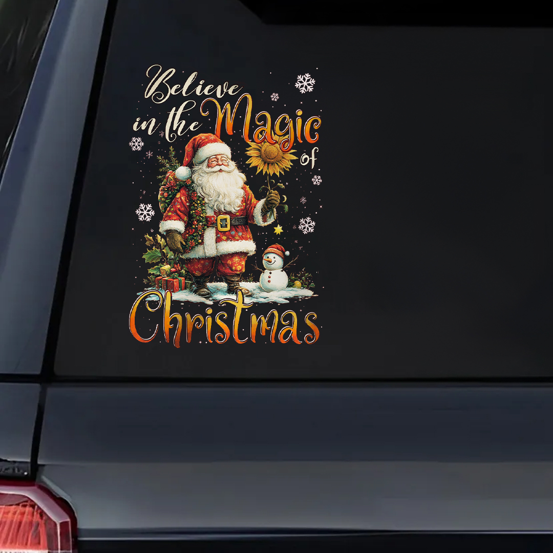 Believe In The Magic Of Christmas Sticker