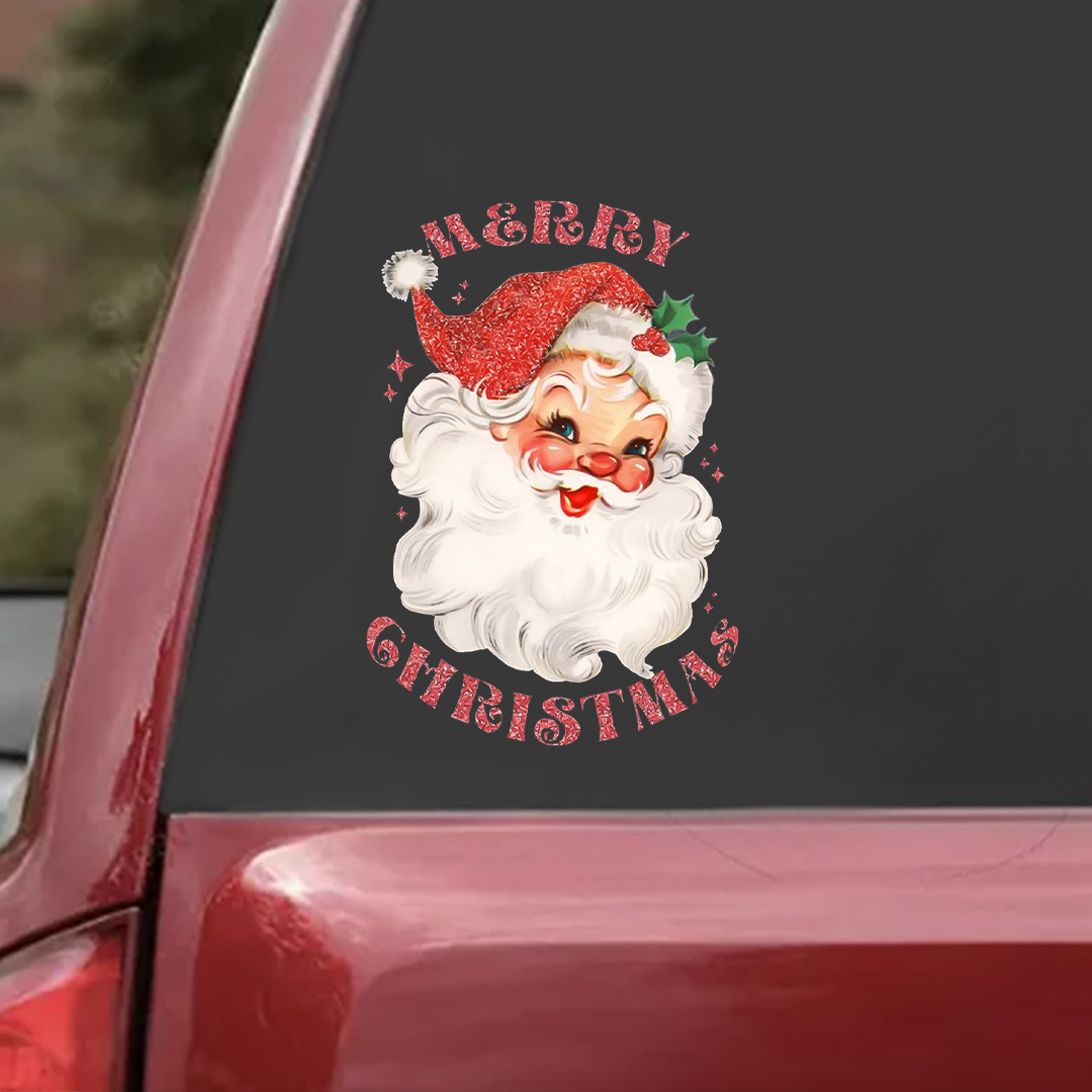 Merry Christmas Santa Clause Sticker