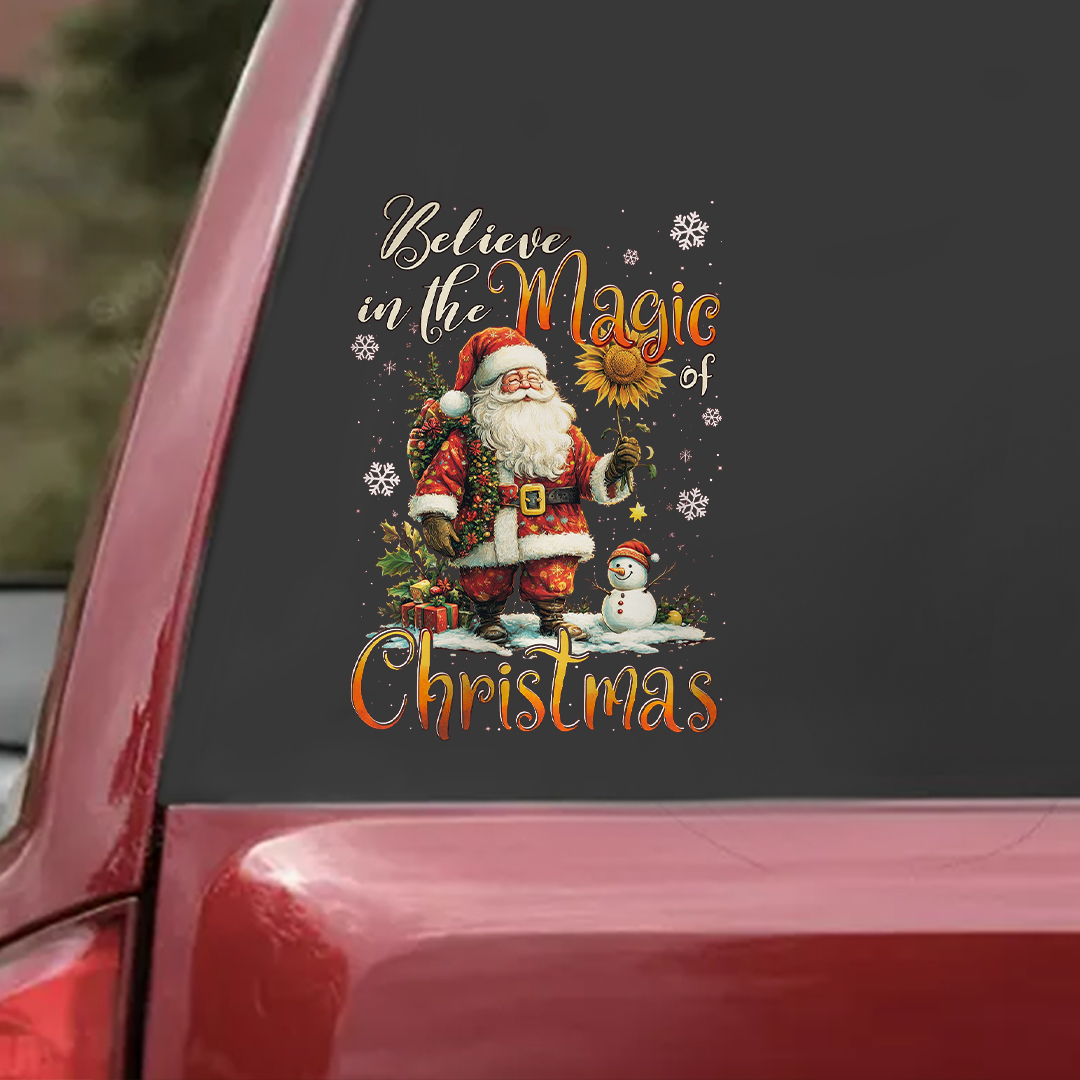 Believe In The Magic Of Christmas Sticker