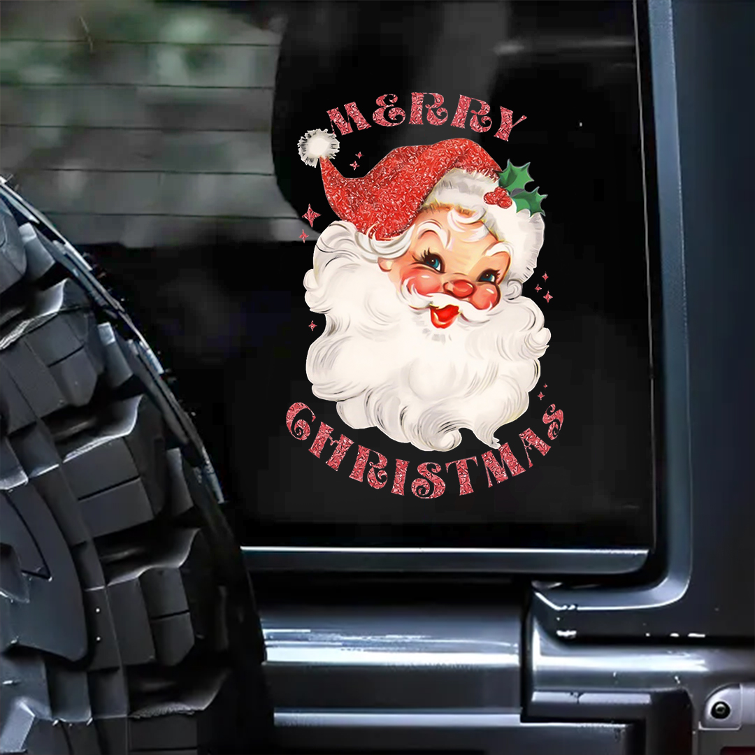 Merry Christmas Santa Clause Sticker