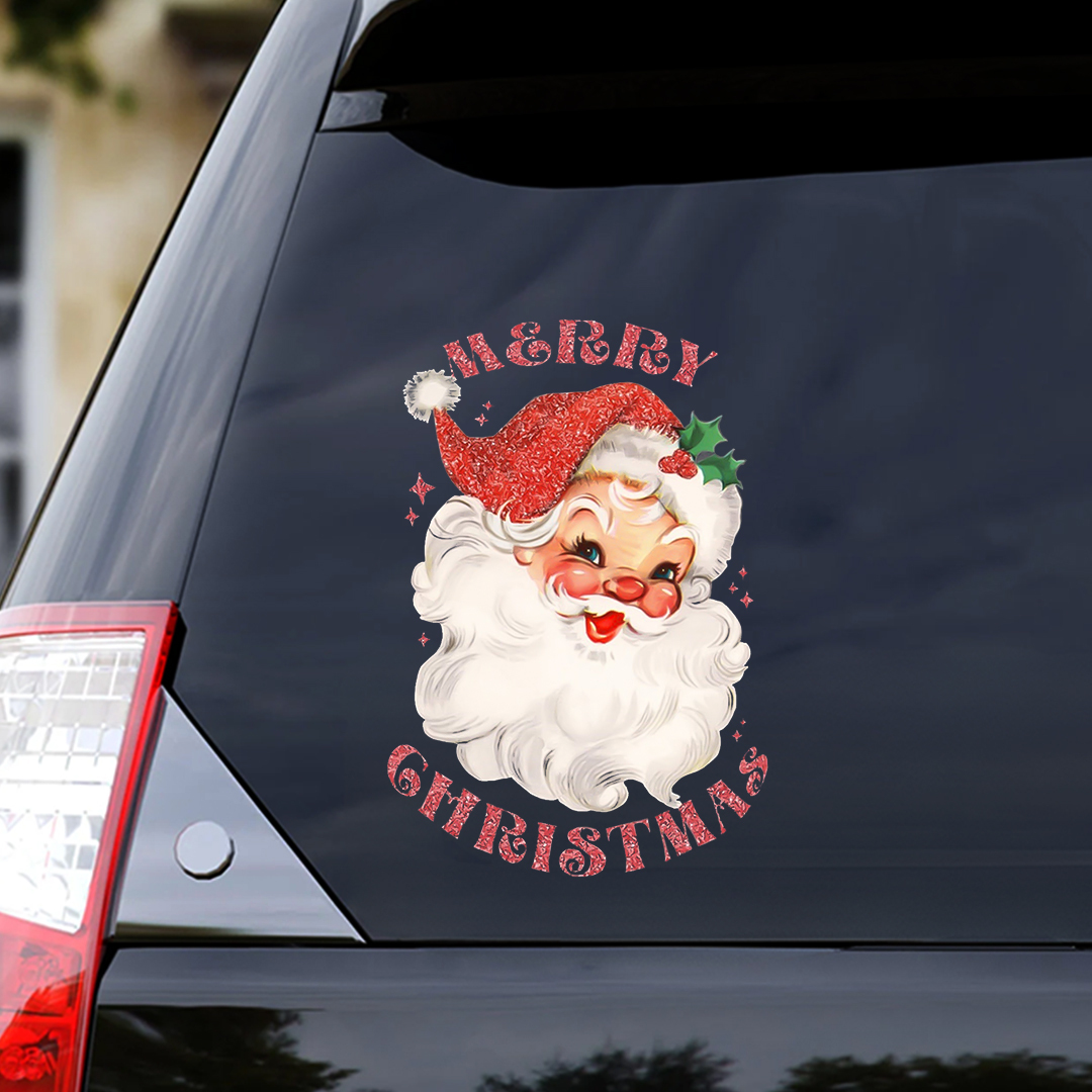Merry Christmas Santa Clause Sticker