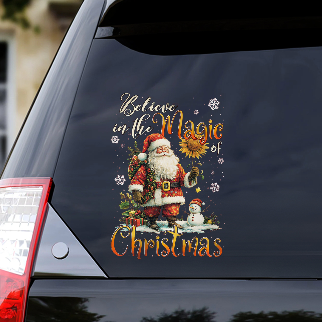 Believe In The Magic Of Christmas Sticker