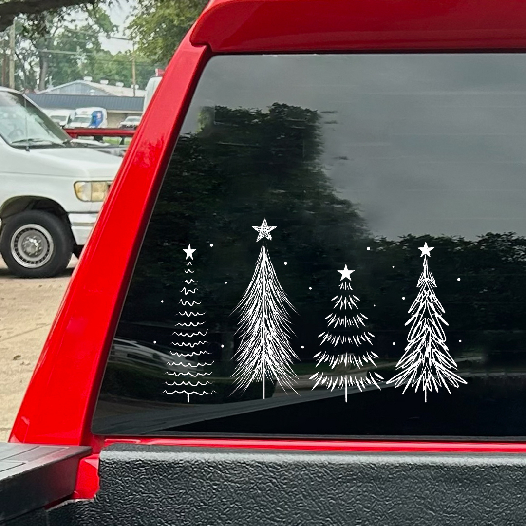 Christmas Trees Sticker