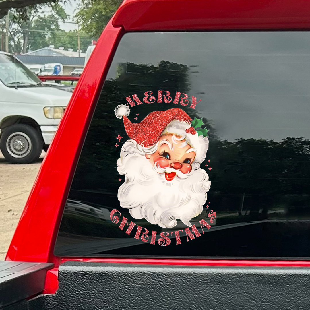Merry Christmas Santa Clause Sticker