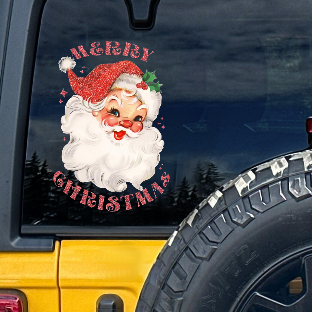 Merry Christmas Santa Clause Sticker