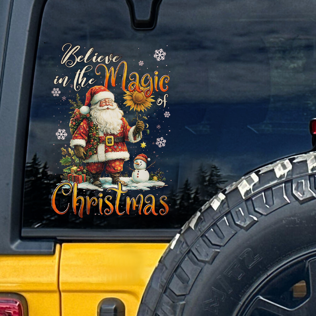 Believe In The Magic Of Christmas Sticker