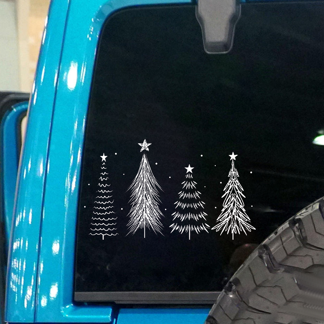 Christmas Trees Sticker