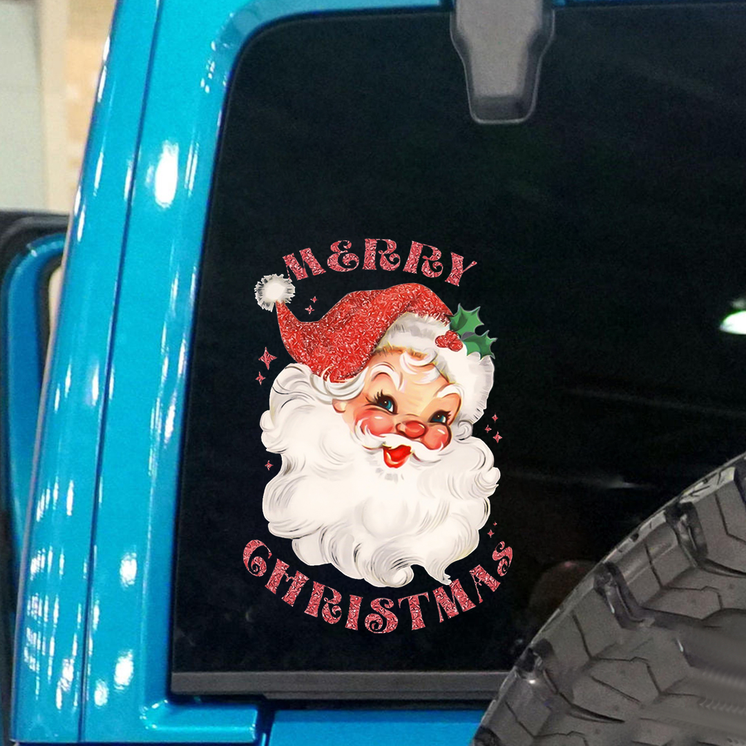 Merry Christmas Santa Clause Sticker