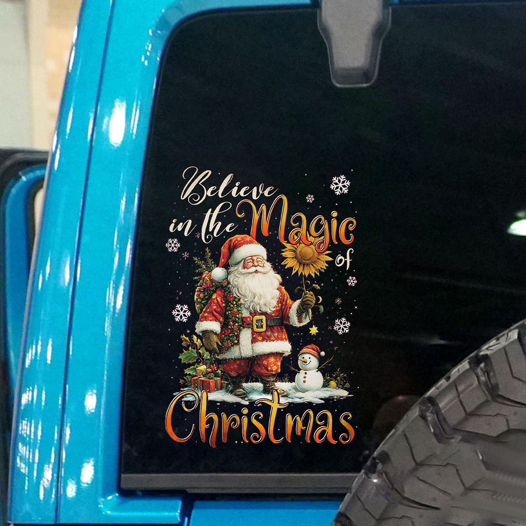 Believe In The Magic Of Christmas Sticker