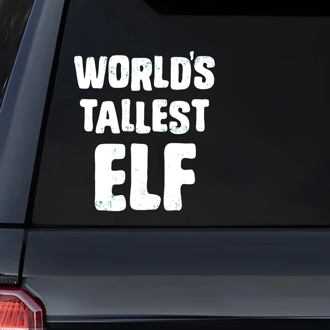 World's Tallest Elf Sticker