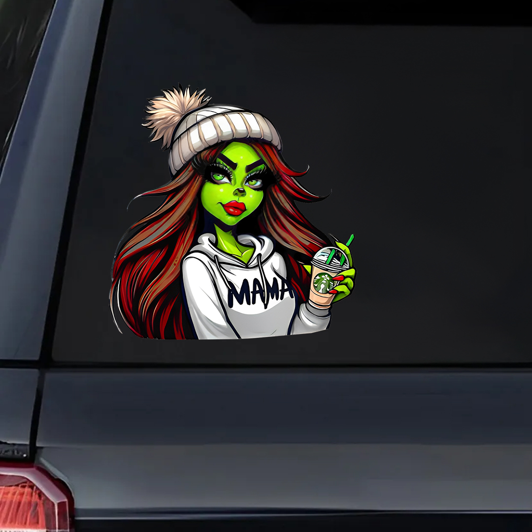 Mama Grinch Sticker