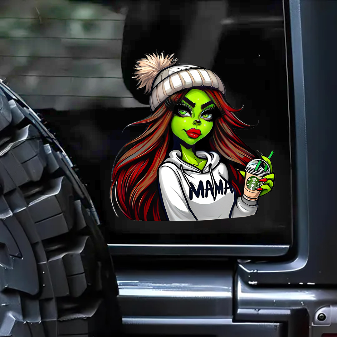 Mama Grinch Sticker