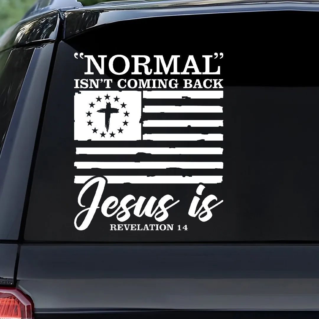 Not Coming Sticker Normal Isn't Coming Back - PermaSticker – rearwiper