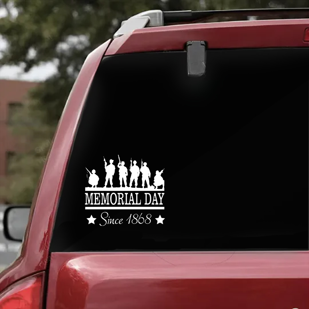 Since 1868 Veterans Stickers-Memorial Day Sticker