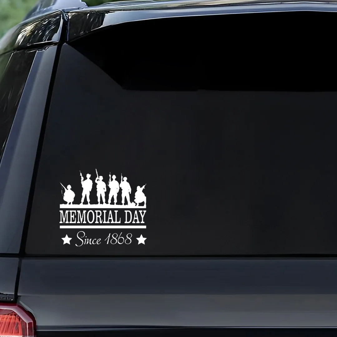 Since 1868 Veterans Stickers-Memorial Day Sticker