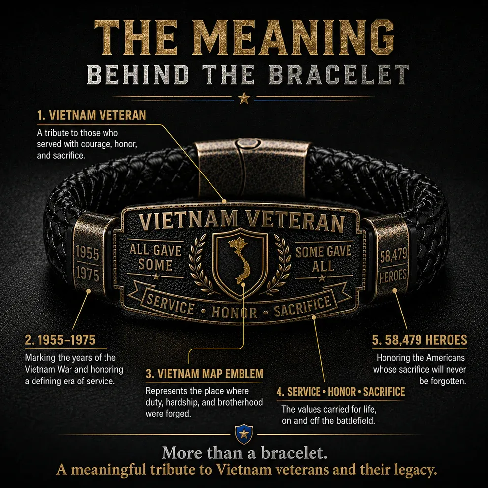 Last Day Promo: 49% OFF 🎖️ -Vietnam Veteran Honor Bracelet