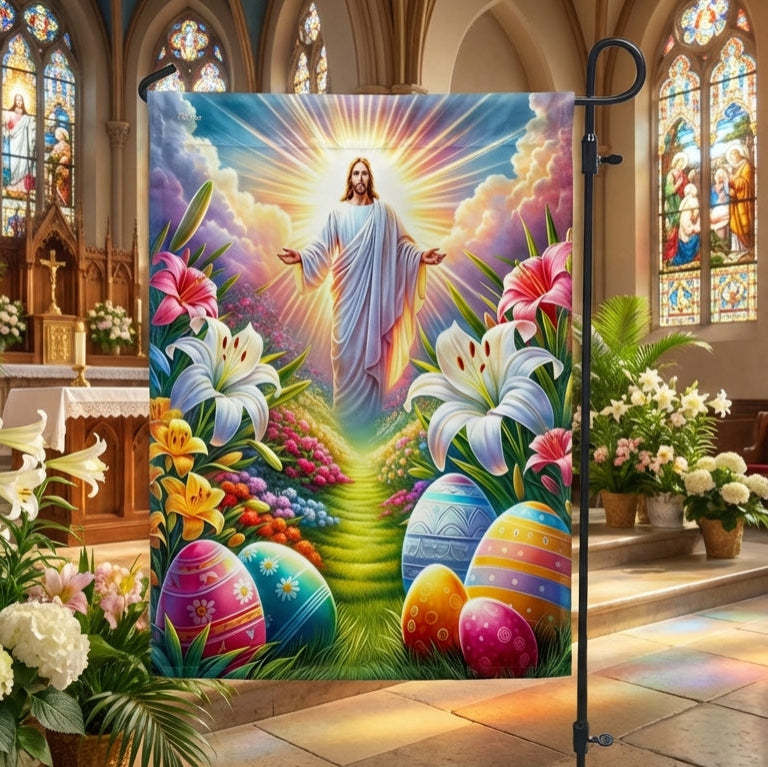 FLAGWIX  He Is Risen Easter Jesus Flag