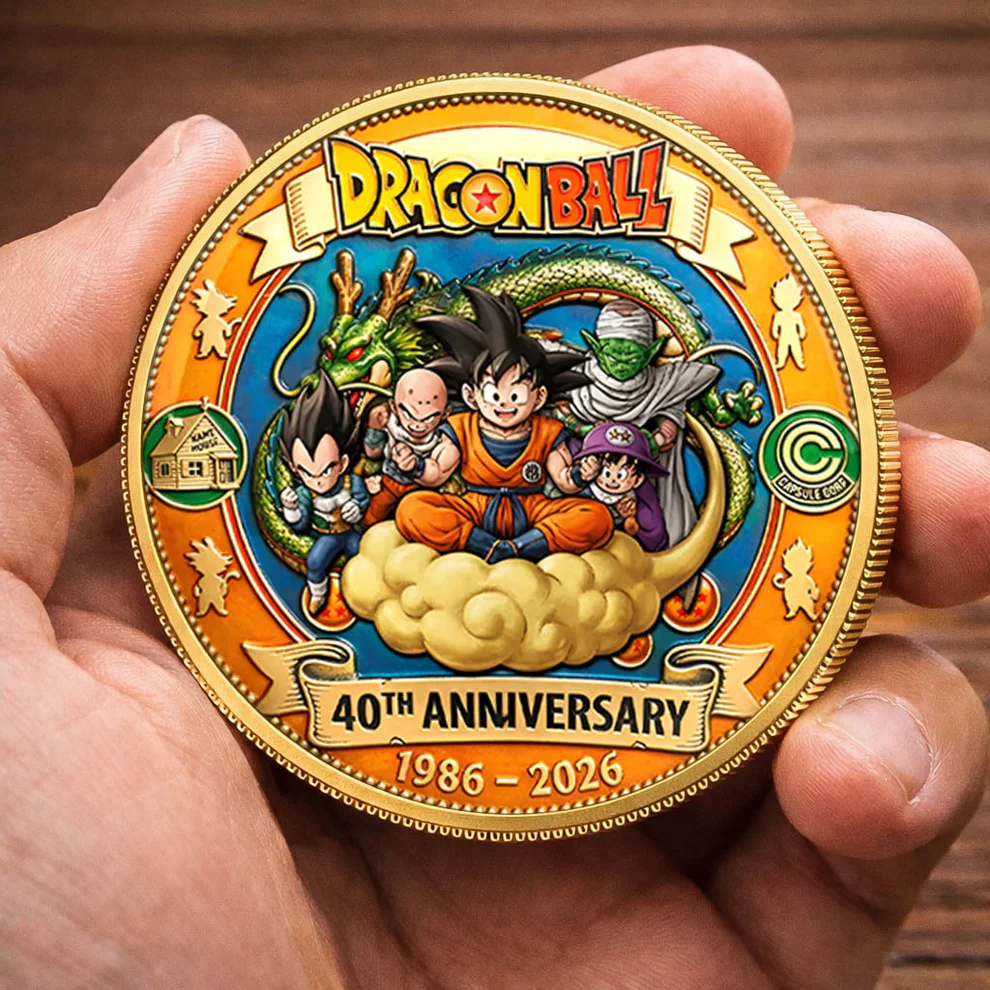 Dragon Ball 40th Anniversary Printed Commemorative Coin