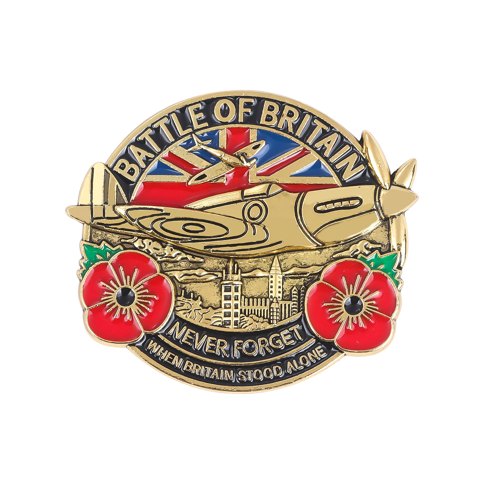 Lest We Forget Battle of Britain Brooch