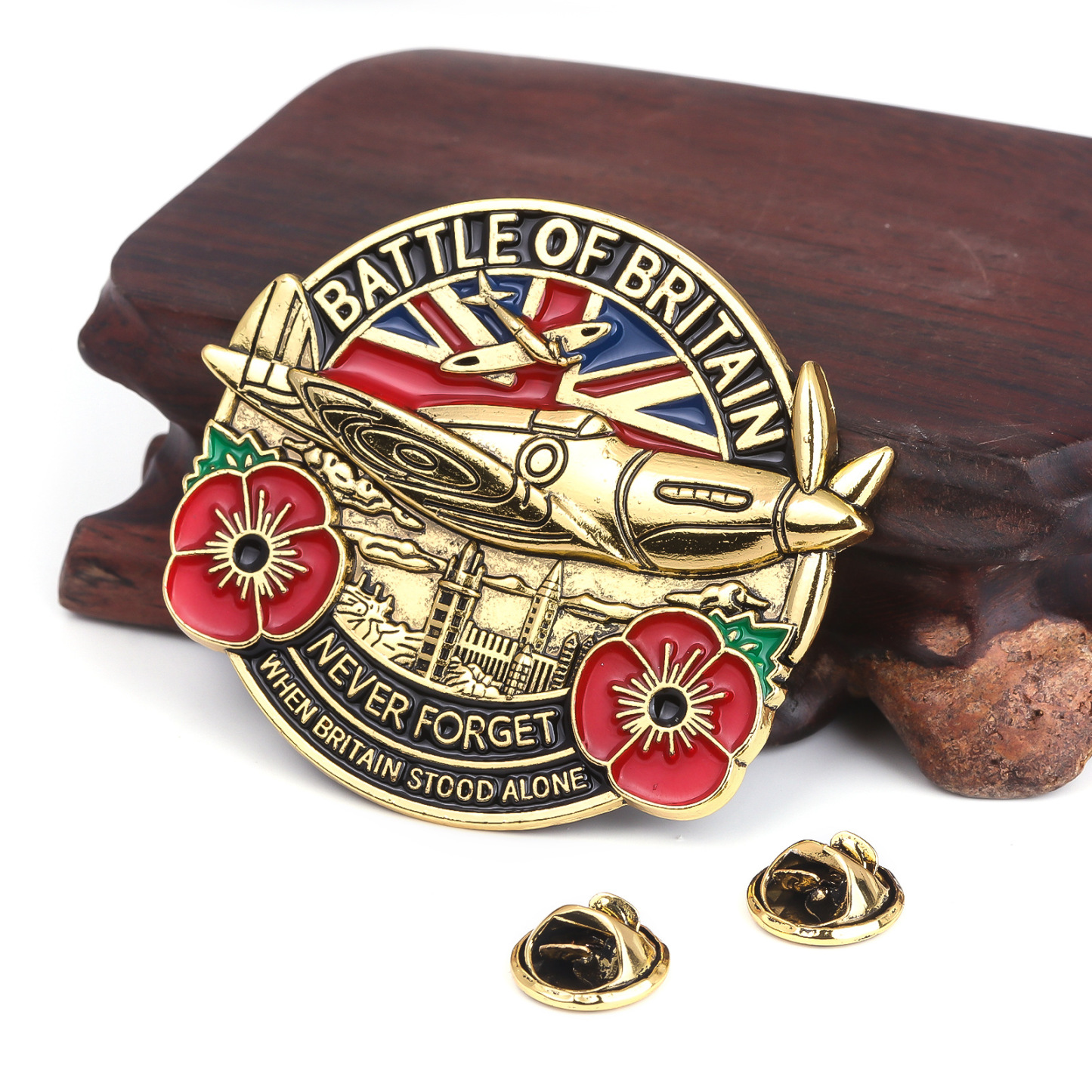 Lest We Forget Battle of Britain Brooch
