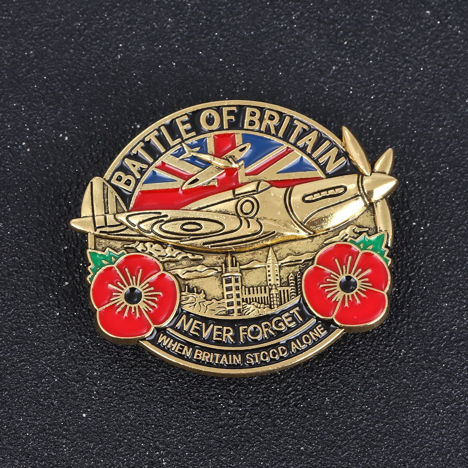 Lest We Forget Battle of Britain Brooch